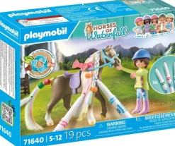 Playmobil Cavalière avec crinière à colorier - Horses of the Waterfall 71640^ La Ferme Et L'Univers Agricole