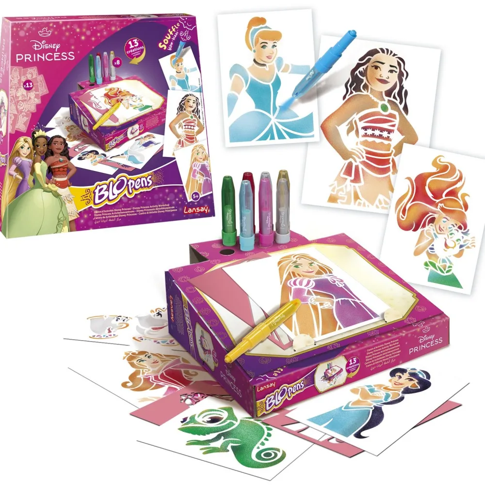 Lansay Centre d'activité Blopens Disney Princesses^ Peinture