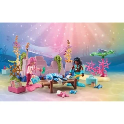 Playmobil Centre de soin des sirènes pour animaux Princess Magic 71499^ Les Princesses Et Fées