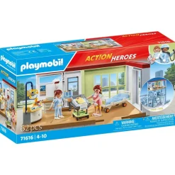 Playmobil Chambre de maternité Action Heroes 71616^ La Ville, La Police Et Les Secours
