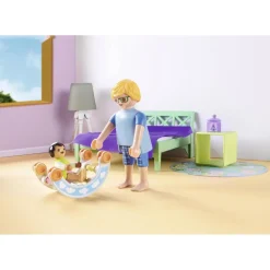 Playmobil Chambre de parents avec berceau suspendu My life 71609^ La Ville, La Police Et Les Secours