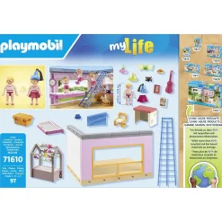 Playmobil Chambre d'enfant My Life 71610^ La Ville, La Police Et Les Secours