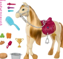 Mattel Cheval à fonctions - Barbie^ Poupées Mannequins