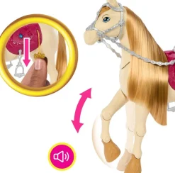 Mattel Cheval à fonctions - Barbie^ Poupées Mannequins