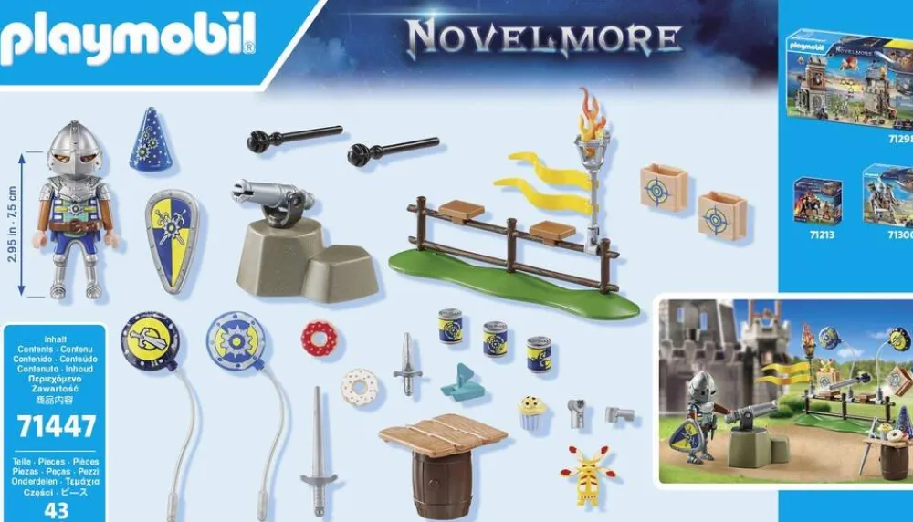 Playmobil Chevalier et Décorations de Fête Novelmore 71447^ Les Pirates, Chevaliers, Cowboys Et Indiens