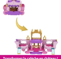 Mattel Château et carosse 2 en 1 Disney Princesses^ Poupées Mannequins