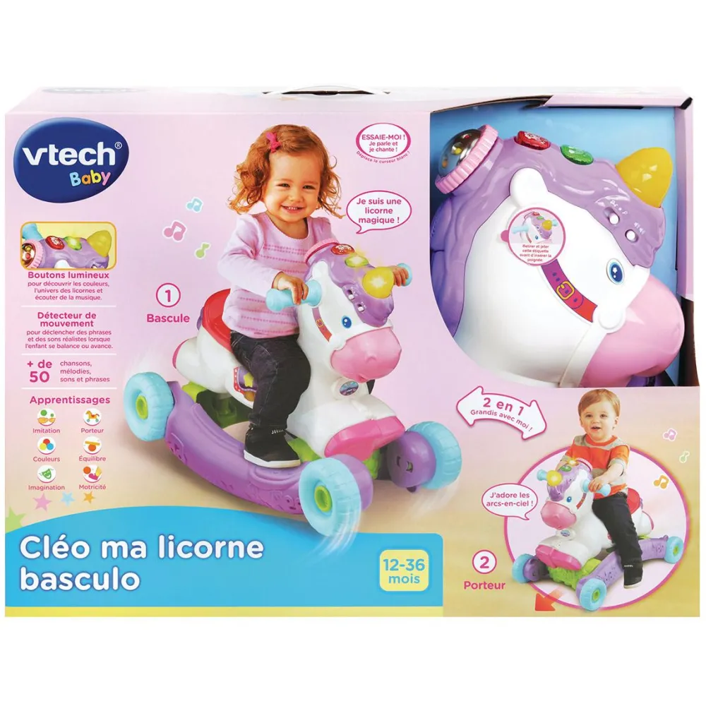 Varta CLÉO, MA LICORNE BASCULO^ Trotteurs, Pousseurs, Porteurs Et Bascules