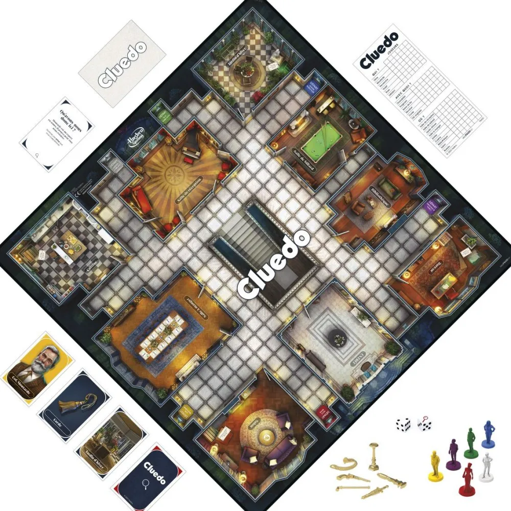 Hasbro Gaming Cluedo - nouvelle version^ Jeux De Stratégie Et De Réflexion