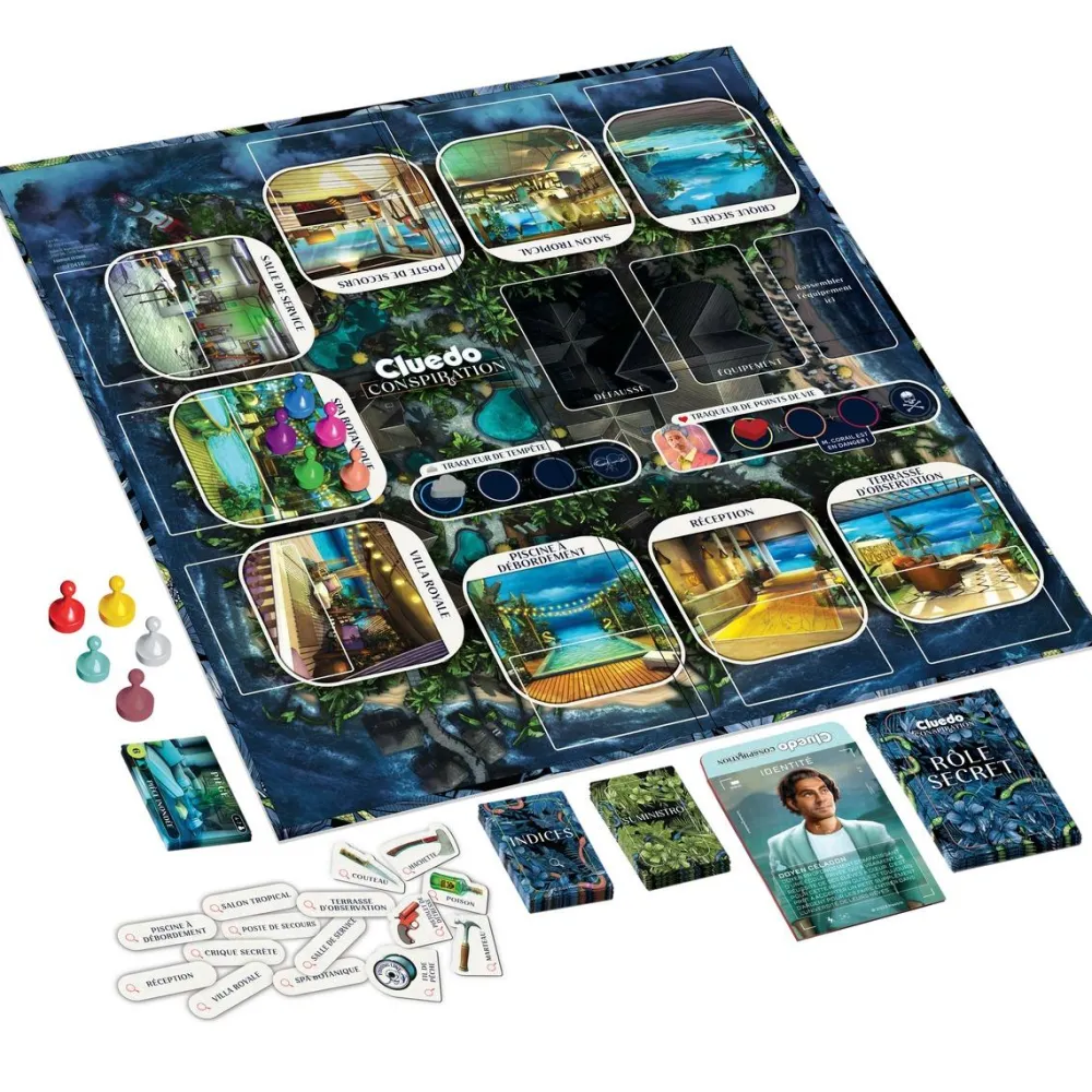 Hasbro Gaming Cluedo conspiration^ Jeux De Stratégie Et De Réflexion