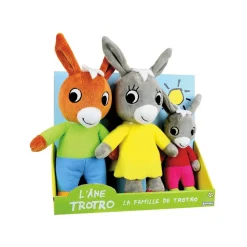 Jemini Coffet peluche Trotro et sa famille^ Peluches Animaux