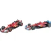 Bburago Coffret 1/43 2 voitures de courses F1 Scuderia Ferrari 2024^ Modèles Réduits