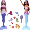 Mattel Coffret 2 amies sirènes Barbie^ Poupées Mannequins
