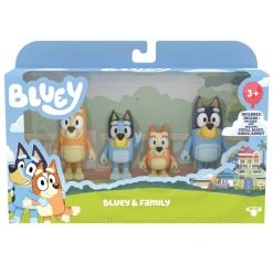 Moose Coffret 4 figurines Bluey et sa famille^ Les Héros Et Personnages