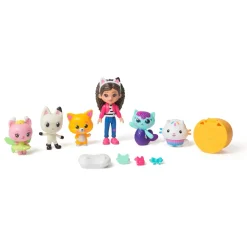 Spin Master Coffret 6 figurines Chat venture Gabby et la maison magique^ Mini-Univers
