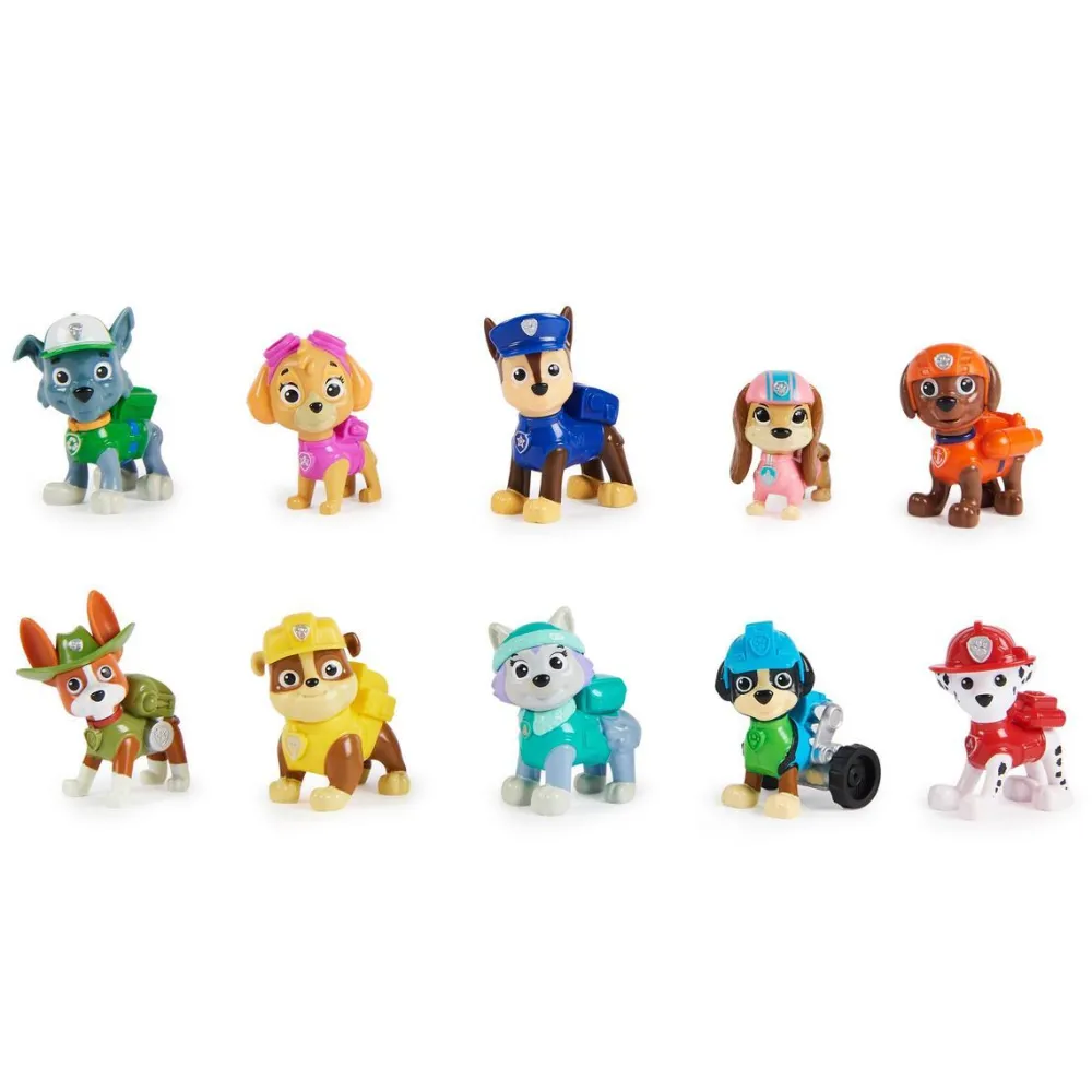 Spin Master Coffret 10 figurines La Pat Patrouille - 10 ans^ Les Héros Et Personnages
