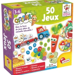 Lisciani Giochi Coffret 50 jeux Carotina^ Autres Apprentissages