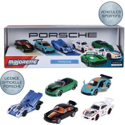 Majorette Coffret 5 Porsche sportive^ Petites Voitures
