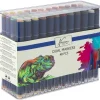 Coffret 48 marqueurs doubles pointes^ Dessin