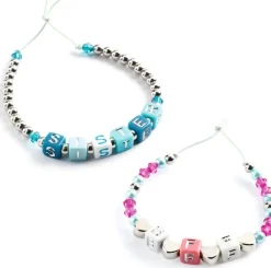 Djeco Coffret 1000 perles alphabet argent^ Perles, Bijoux Et Perles À Repasser