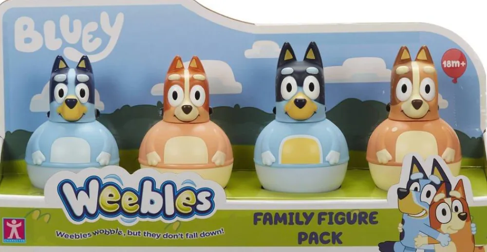 GP Toys Coffret 4 Personnages culbuto Bluey^ Autres Jouets D'Éveil