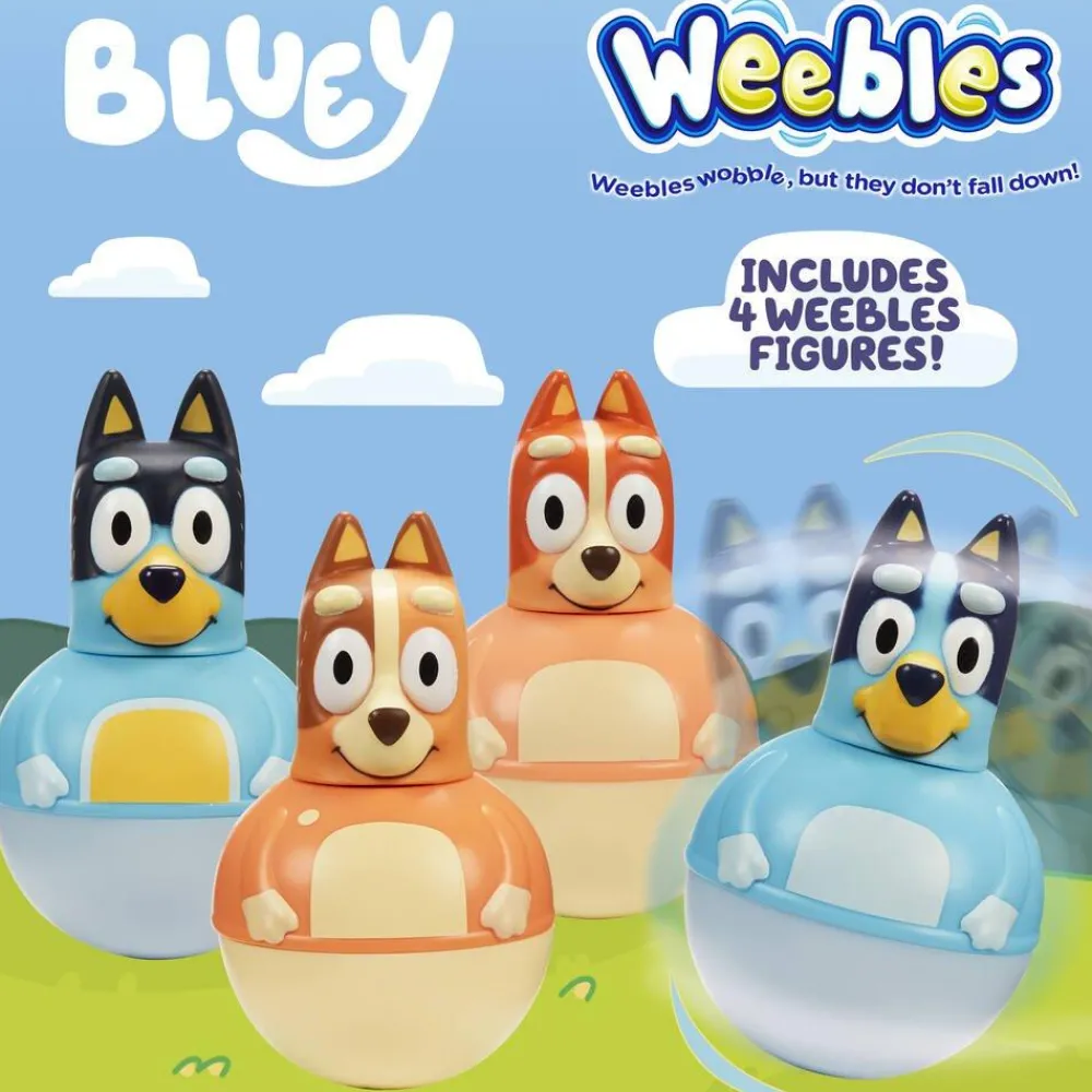 GP Toys Coffret 4 Personnages culbuto Bluey^ Autres Jouets D'Éveil