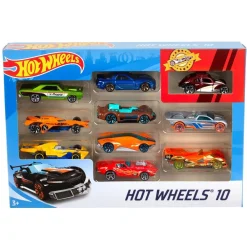 Mattel Coffret 10 petites voitures Hot Wheels^ Petites Voitures