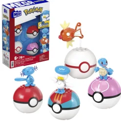 MEGA Coffret 4 Pokémon Eau construire -^ Super Héros, Cinéma Et Jeux Vidéo