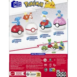 MEGA Coffret 4 Pokémon Eau construire -^ Super Héros, Cinéma Et Jeux Vidéo