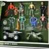 TEAM City Coffret 8 soldats et accessoires^ La Ville, La Police Et Les Secours