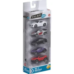 TEAM City Coffret 5 véhicules^ Petites Voitures