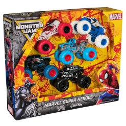 Spin Master Coffret 5 véhicules die cast SpiderMan 1:64 Monster Jam^ Petites Voitures