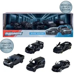 Majorette Coffret 5 véhicules Black édition^ Petites Voitures