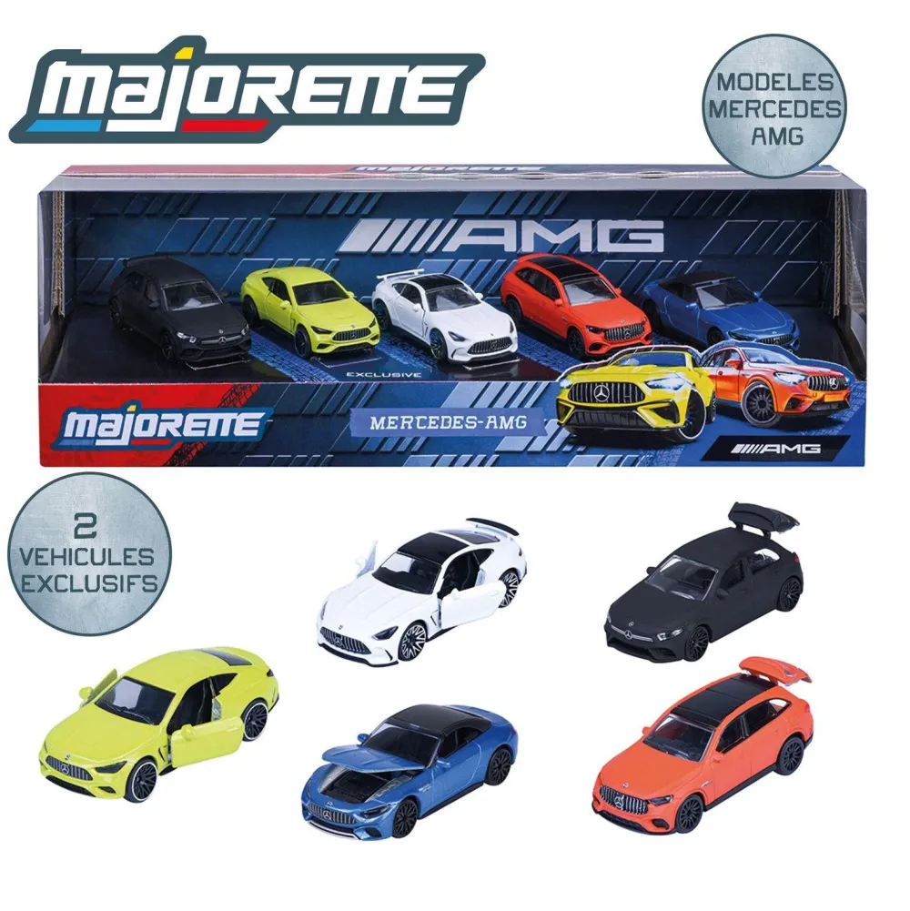 Majorette Coffret 5 véhicules Mercedes AMG^ Petites Voitures