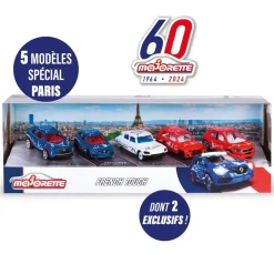 Majorette Coffret 5 voitures French Touch - 60 ans^ Petites Voitures