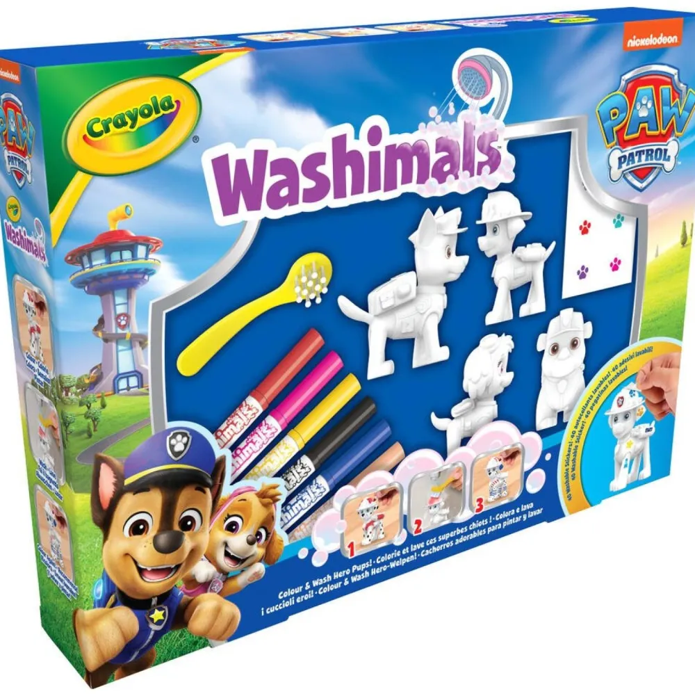 Crayola Coffret 4 Washimals Pat Patrouille^ Dessin