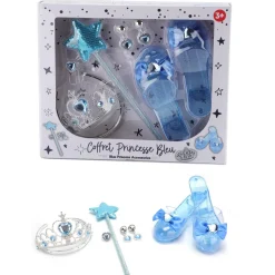 Varta Coffret accessoire Princesse bleu^ Chaussures, Gants, Diadèmes Et Baguettes