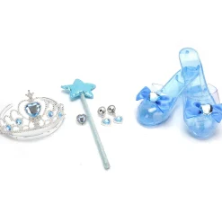 Varta Coffret accessoire Princesse bleu^ Chaussures, Gants, Diadèmes Et Baguettes