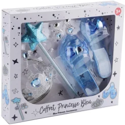 Varta Coffret accessoire Princesse bleu^ Chaussures, Gants, Diadèmes Et Baguettes