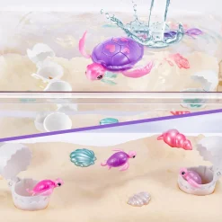 Zuru Coffret aquarium Pets Alive Maman tortue et bébé surprise^ Les Figurines Interactives Et À Fonction