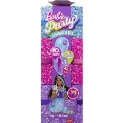 Mattel Coffret Barbie Cadeau Surprise Violet Série Le Gala Enchanté - Barbie Party unboxed^ Poupées Mannequins