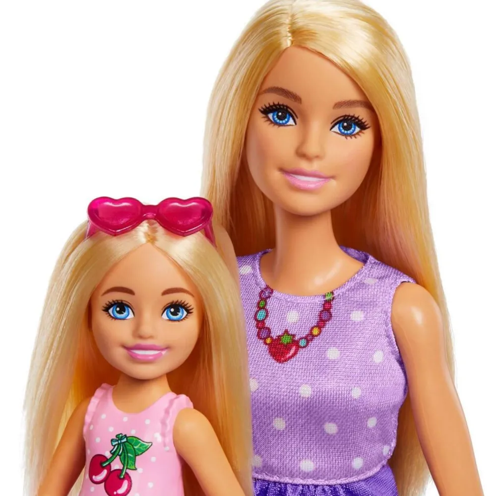 Mattel Coffret Barbie et Chelsea - Pique Nique entre soeurs^ Poupées Mannequins