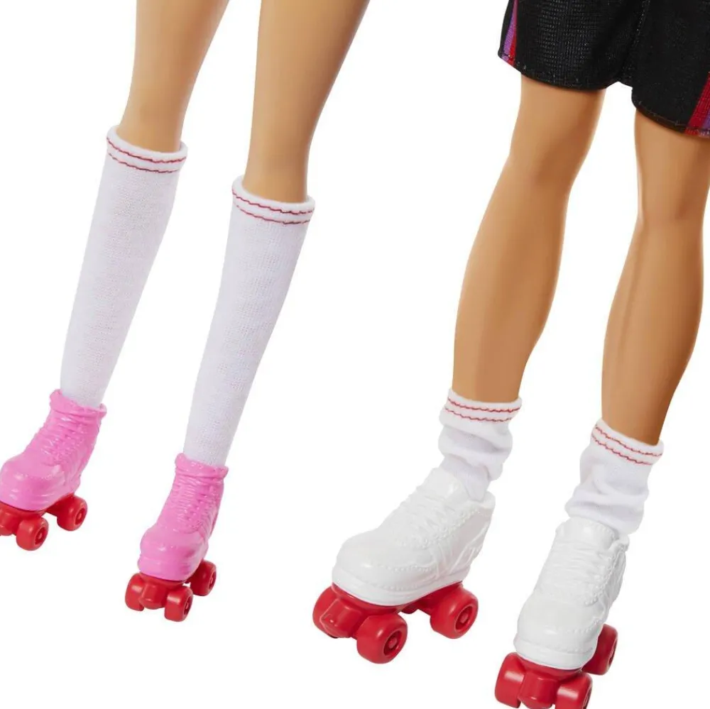 Mattel Coffret Barbie Et Ken Roller - Duo des années 1980^ Poupées Mannequins