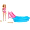 Mattel Coffret Barbie et sa piscine^ Poupées Mannequins