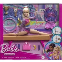 Mattel Coffret Barbie Gymnaste^ Poupées Mannequins