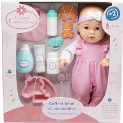 Cerise & Capucine Coffret bébé et accessoires^ Poupons Classiques