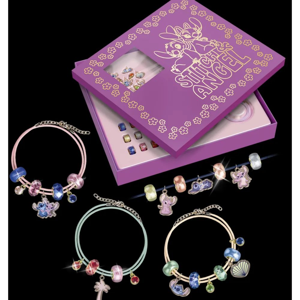 Lansay Coffret bijoux étincelants Stitch^ Perles, Bijoux Et Perles À Repasser