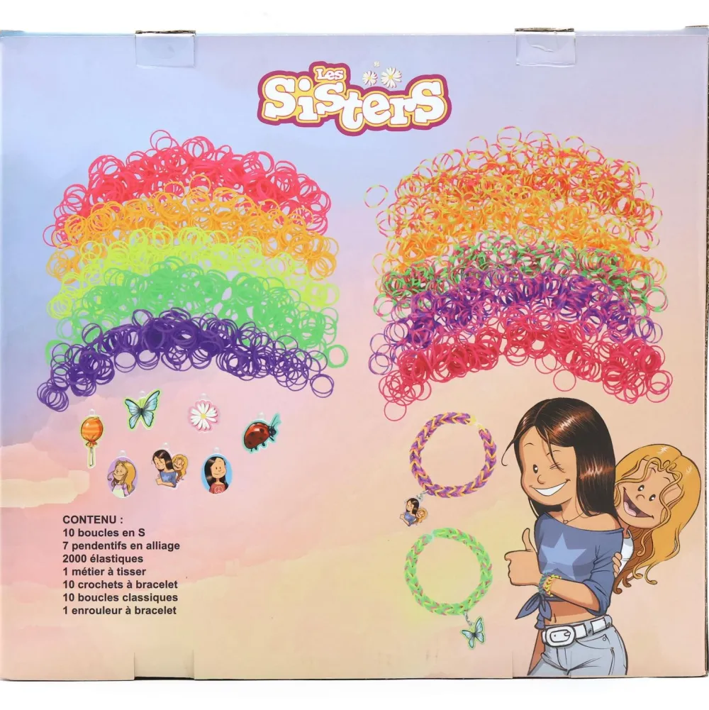 Coffret bracelets Loom Les Sisters^ Perles, Bijoux Et Perles À Repasser