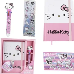 Coffret Carnet, autocollants et Stylo Hello Kitty^ Papeterie