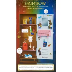 MGA Coffret casiers d'école Rainbow High^ Poupées Mannequins