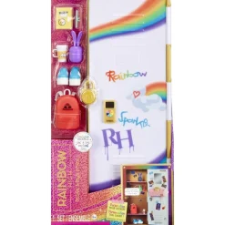 MGA Coffret casiers d'école Rainbow High^ Poupées Mannequins